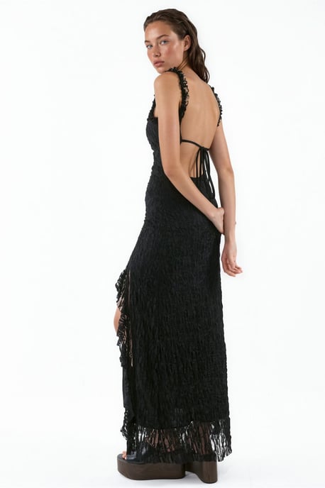 Lace Midi Dress - Image 3