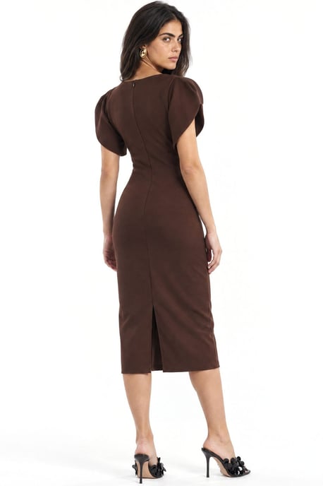 Women's Crew Neck Midi Dress - Image 2