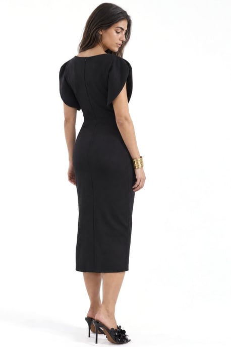 Women's Crew Neck Midi Dress - Image 2