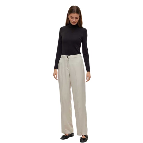 Vero Moda Dames/Dames Vmrita Reguliere Broek (Zilver) - Image 1