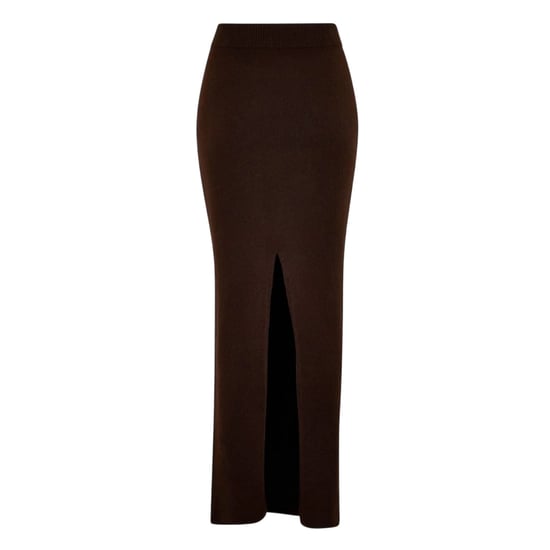 Jack Wills Dames/Dames Gebreide Maxi Rok (Cacao) - Image 3
