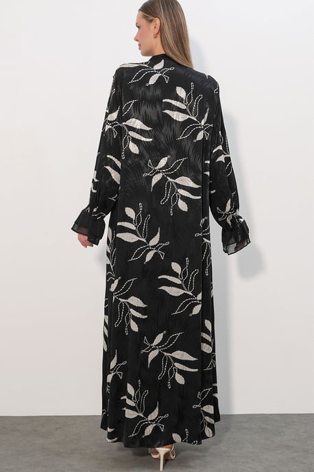 Floral Crew Neck Maxi Dress - Image 6