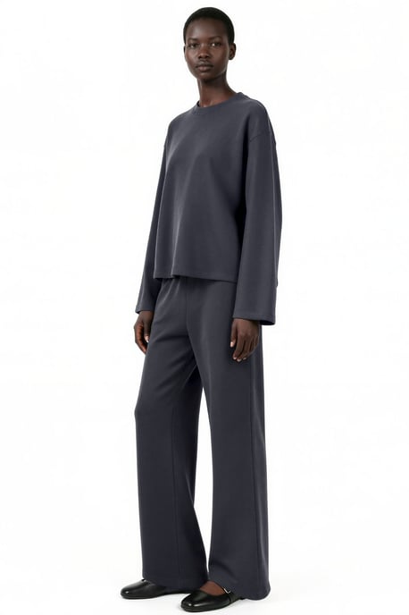 2-Piece Cotton Sweatshirt Set - Image 2