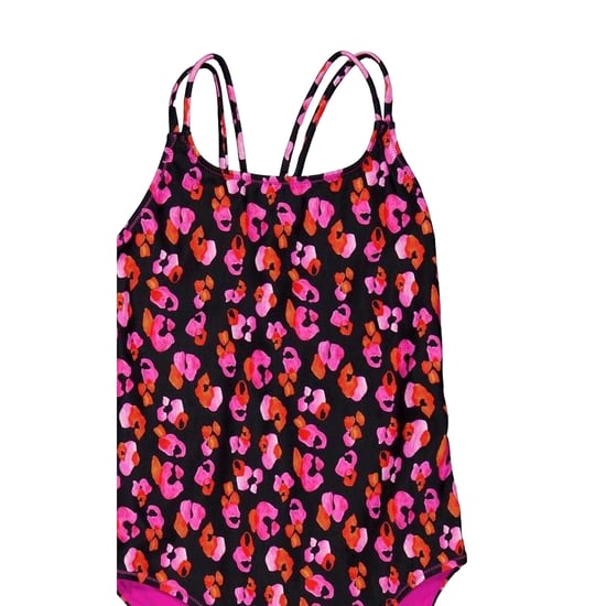 Biba Meisjeszwempak met luipaardprint en gekruiste bandjes op de rug (Roze) - Image 3