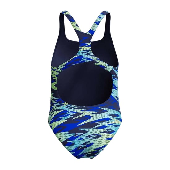 Speedo Meisjes Hyper Boom Allover Medalist camouflage-eendelig zwempak (Blauw/Groen) - Image 2