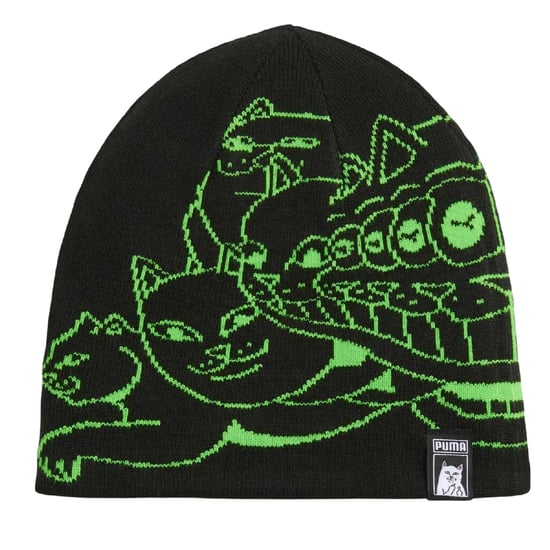 Puma Nauwsluitende muts (Zwart/Groen) - Image 1