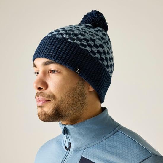 Dare 2B Mens Pom Pom Bobble Hat (Navy) - Image 6