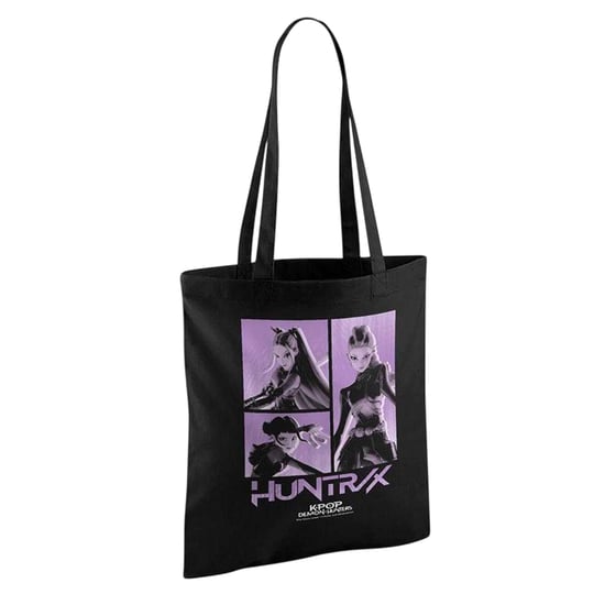 K-Pop Demon Hunters Huntrix Band Grid herbruikbare draagtas (Zwart) - Image 2