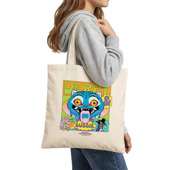 K-Pop Demon Hunters Summer Festival Poster Derpy & Sussie Reusable Tote Bag (Natural) - Image 4