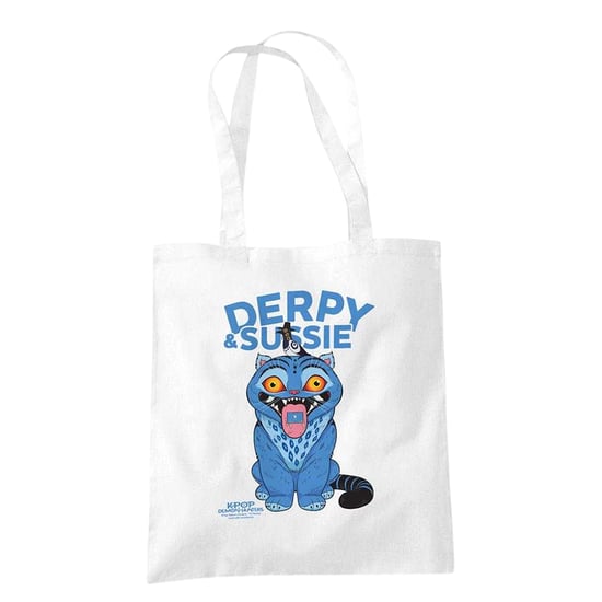 K-Pop Demon Hunters Derpy & Sussie Reusable Tote Bag (White) - Image 2