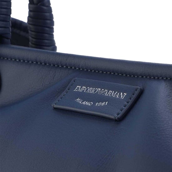 Emporio Armani EA7-shopper met logo (Indigo) - Image 4