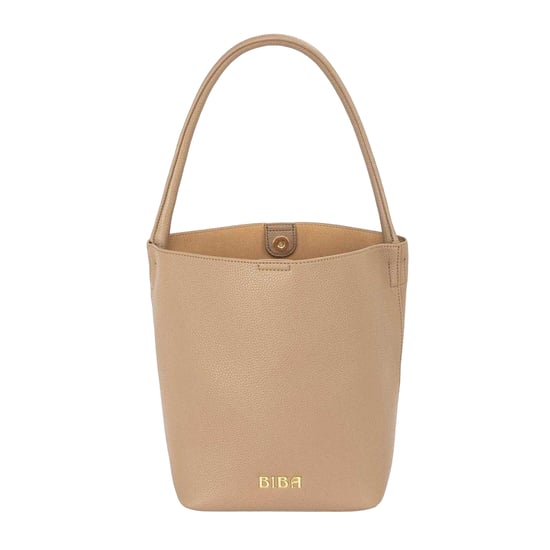 Biba Leren bucketbag voor dames (Bruin) - Image 1