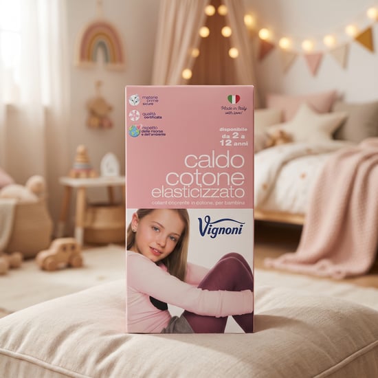Girls' Elastic Cotton Tights 88244 - Image 6