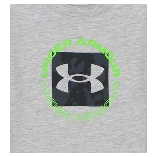 Under Armour Childrens/Kids Heather T-Shirt & Shorts Set (Grey) - Image 3