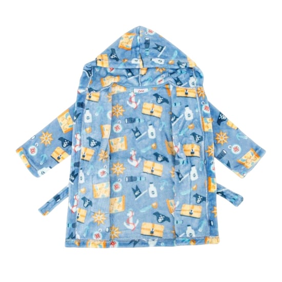 Star Fleece-badjas met capuchon voor babyjongens in piratenstijl (Veelkleurig) - Image 3
