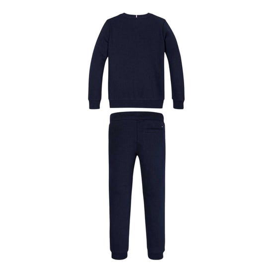 Tommy Hilfiger Matchande set med logotyp och rund hals för barn/ungdomar (Marinblått) - Image 3