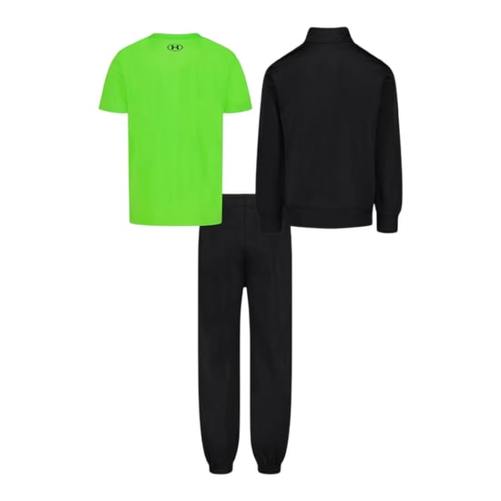 Under Armour Trainingspak voor kinderen/jongeren in Brawler-stijl (Zwart/Groen) - Image 2