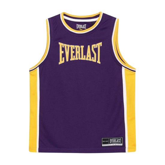Everlast Set van een polyester boven- en onderkledingstuk voor kinderen (Paars/Geel) - Image 3