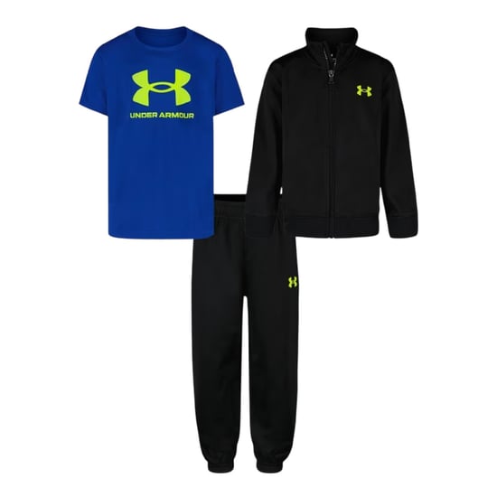 Under Armour Trainingspak voor kinderen/jongeren in Brawler-stijl (ZWART/BLAUW) - Image 1
