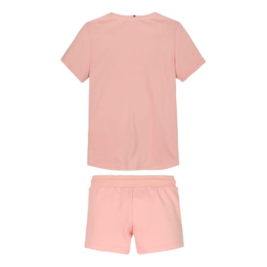 Tommy Hilfiger Childrens/Kids Corp Cotton Blend T-Shirt & Shorts Set (Coral) - Image 2