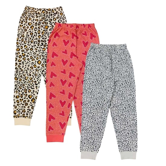 Star Lange pyjamaset met lange mouwen voor kinderen met luipaardprint (set van 3) (Veelkleurig) - Image 4