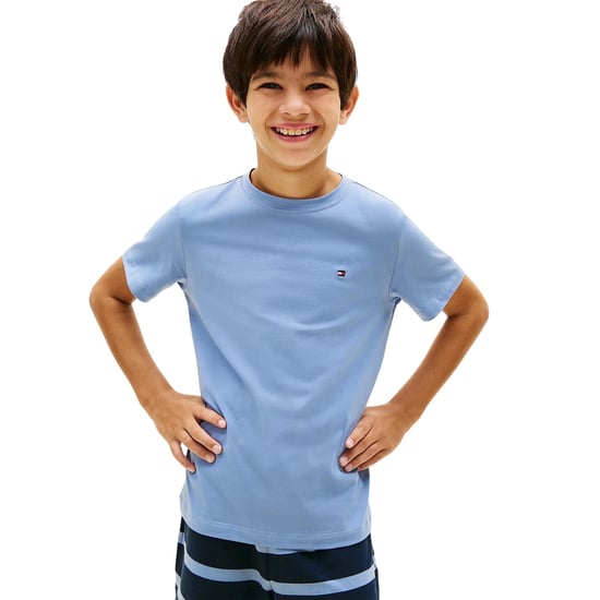 Tommy Hilfiger Pyjamas-set med korta byxor i randigt mönster för barn (Blå) - Image 5