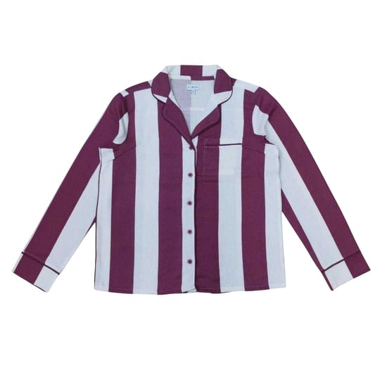 Linea Pyjamaset voor dames met strepen en knopen van HW (Blauw) - Image 2