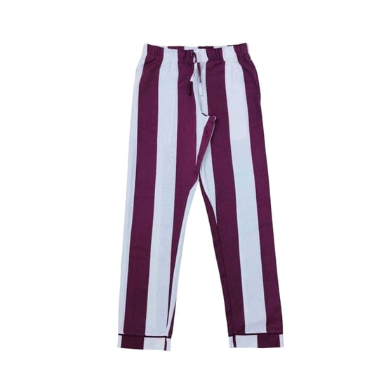 Linea Pyjamaset voor dames met strepen en knopen van HW (Blauw) - Image 3