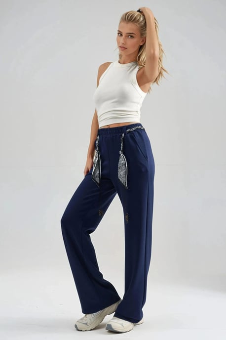 Dames-sweatbroek met rechte pijpen - Image 3