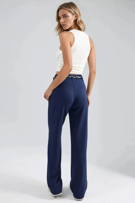 Dames-sweatbroek met rechte pijpen - Image 4