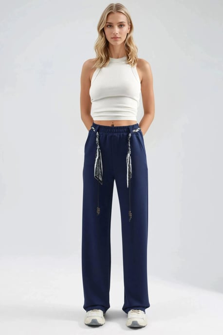 Dames-sweatbroek met rechte pijpen - Image 6