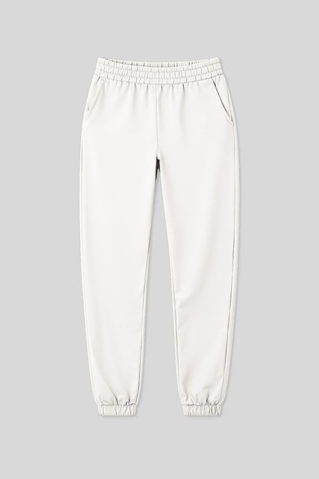 Tommy Life Damesjoggingbroek van fleece met hoge taille en Relaxed Fit - Image 1