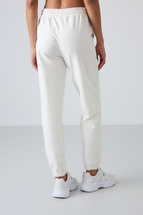 Tommy Life Damesjoggingbroek van fleece met hoge taille en Relaxed Fit - Image 6
