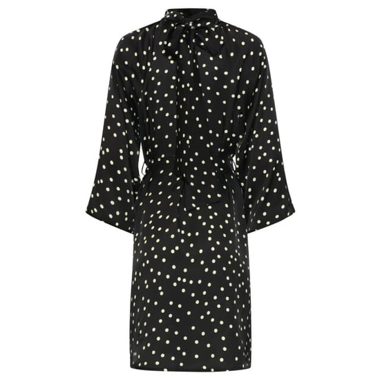 Smashed Lemon Korte jurk met stippenprint en strikceintuur | - Image 3