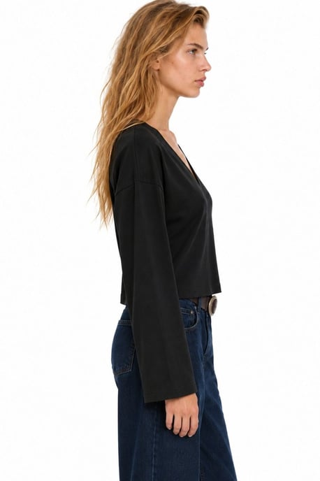 Women's Cotton Elastane T-Shirt - Image 2