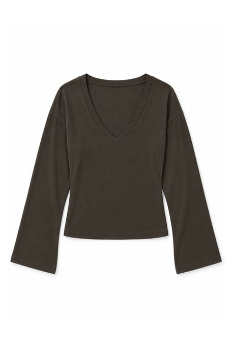 Busem T-shirt van katoen en elastaan voor dames - Image 3