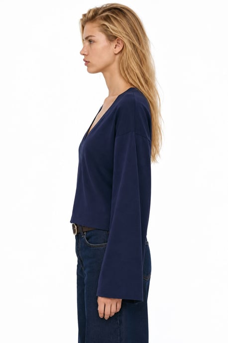 Women's Cotton Elastane T-Shirt - Image 2
