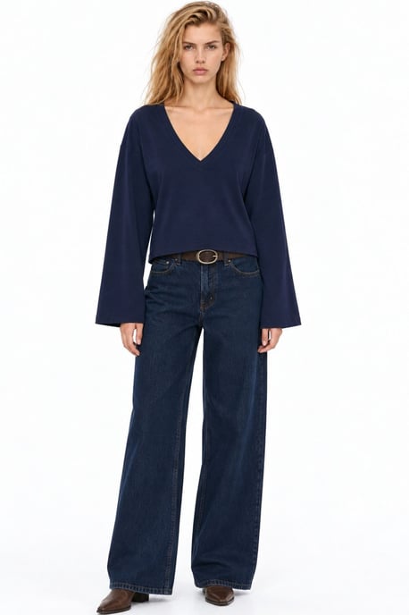 Women's Cotton Elastane T-Shirt - Image 3