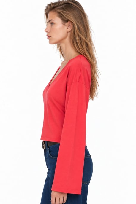 Busem Dames T-shirt van katoen en elastaan - Image 2
