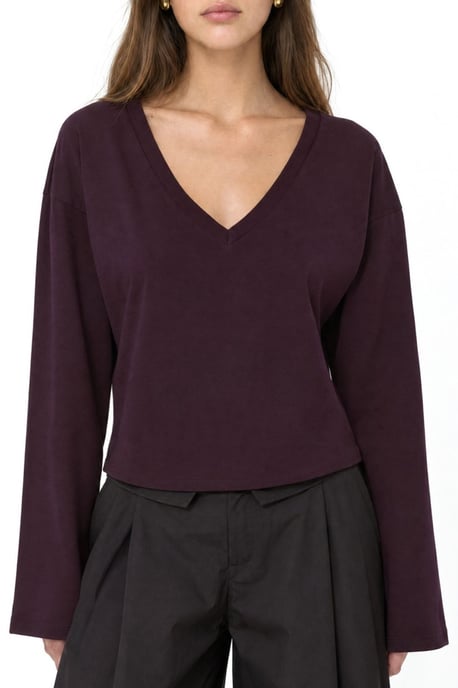 Women's Cotton Elastane T-Shirt - Image 3