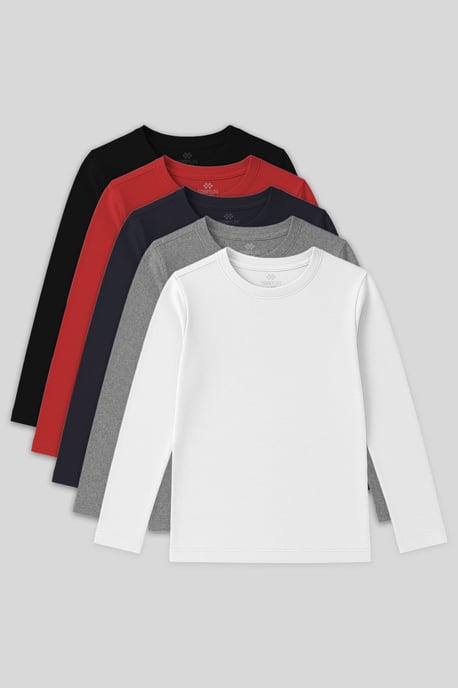 Tommy Life T-shirt voor kinderen met lange mouwen en ronde hals - Image 1