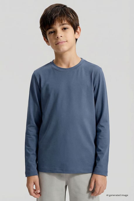 T-shirt voor kinderen met lange mouwen en ronde hals - Image 4