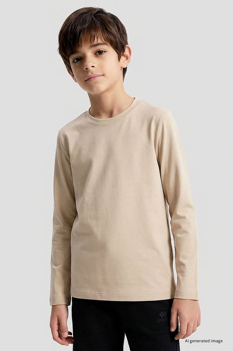 T-shirt met lange mouwen en ronde hals voor kinderen - Image 6