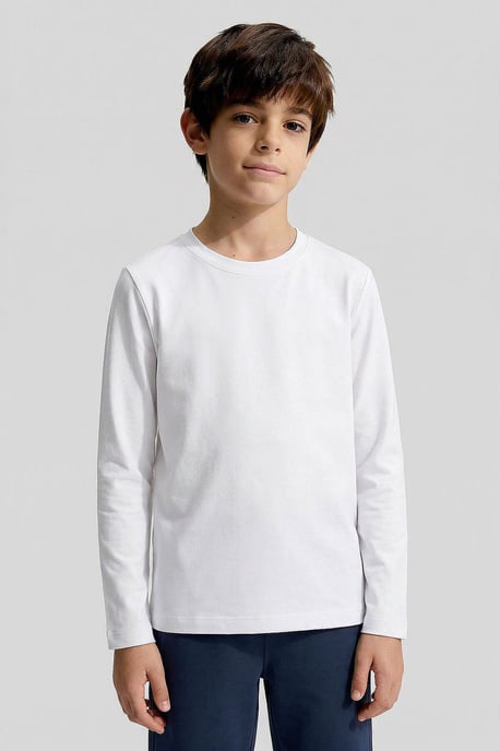 T-shirt voor kinderen met lange mouwen en ronde hals - Image 2