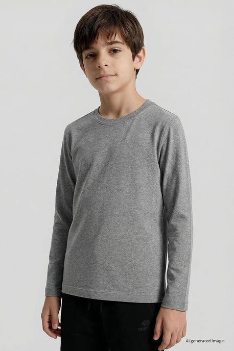 T-shirt voor kinderen met lange mouwen en ronde hals - Image 4