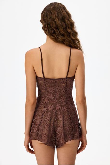Women Lace Bodysuit - Image 3