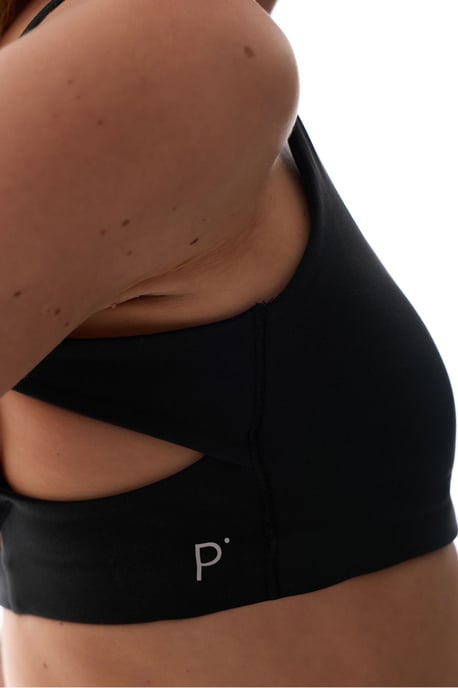 Light Support Removable Padded Cross Back Sports Bra - Image 4