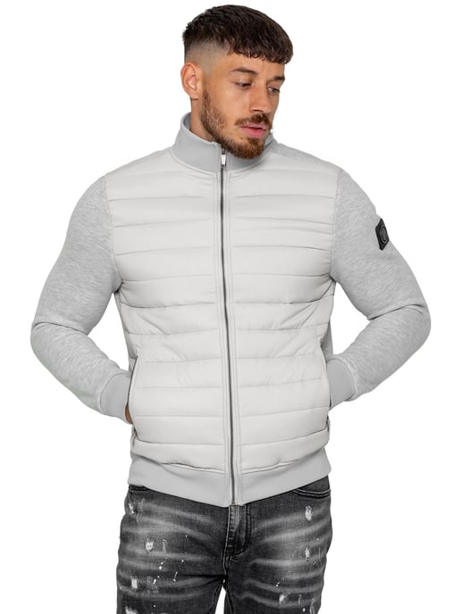 Enzo Milano | Mens Quilted Hybrid Jacket - Image 1