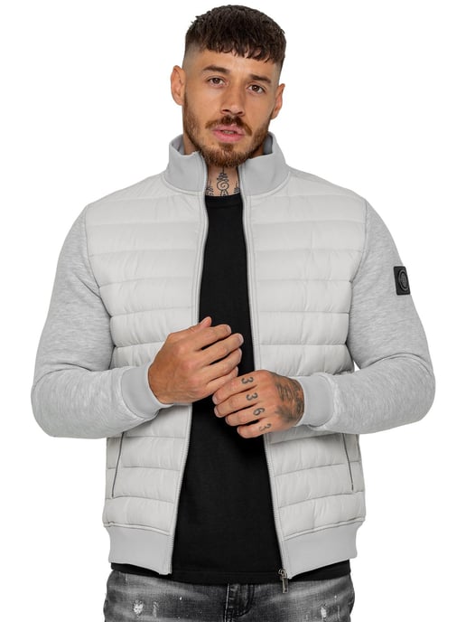 Enzo Milano | Mens Quilted Hybrid Jacket - Image 2
