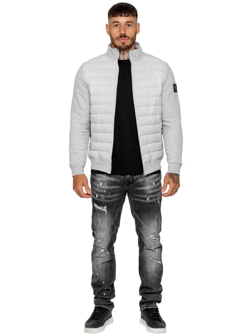 Enzo Milano | Mens Quilted Hybrid Jacket - Image 4